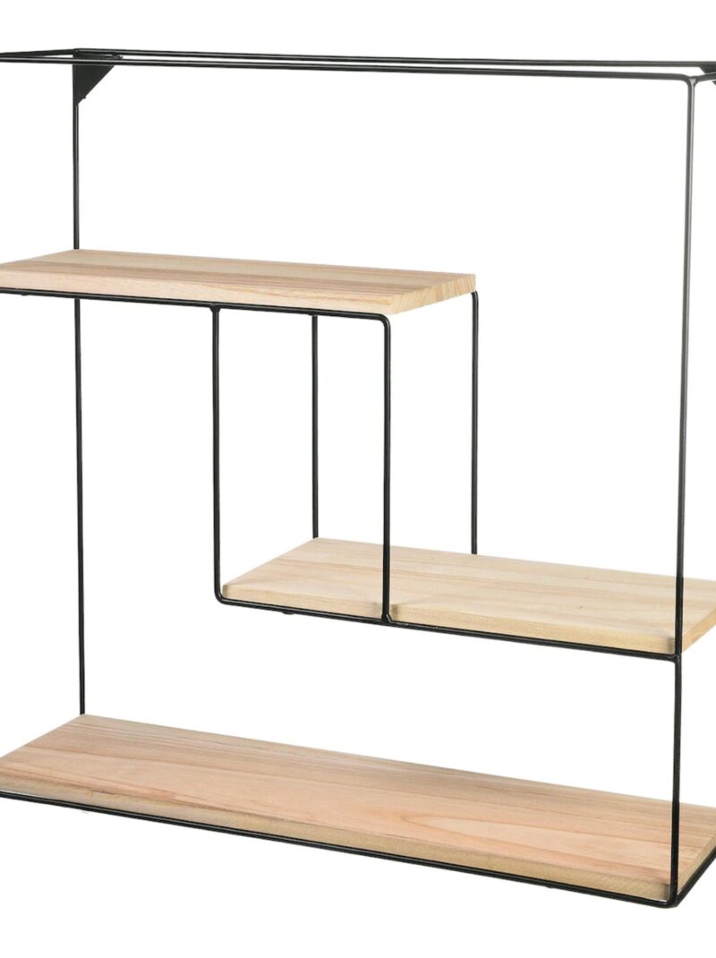 Skyline home decor open showcase with wood base